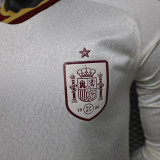 26/27 Spain Away 2Star Long Sleeve Player Version Soccer Jersey(2星)