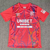 26/27 Rangers Red Goalkeeper Fans Soccer Jersey