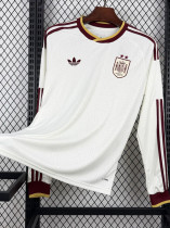 26/27 Spain Away2－Star Long Sleeve Fans Soccer Jersey长袖2星