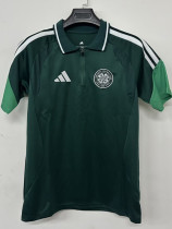 26/27 Celtic Green Half Pull Polo Training Shirt