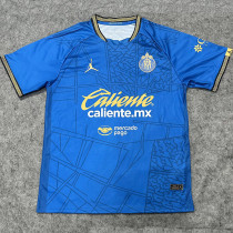 26/27 Chivas Blue Jordan Edition Fans Soccer Jersey
