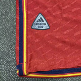 2022 Spain Home World Cup Player Version Soccer Jersey