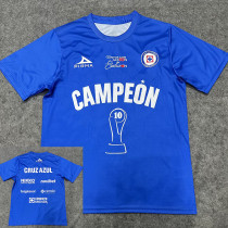 26/27 Cruz Azul Blue Champion Commemorative Edition Fans Soccer Jersey