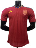 2022 Spain Home World Cup Player Version Soccer Jersey