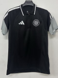 26/27 Celtic Black Half Pull Polo Training Shirt