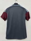 26/27 Aston Villa Grey Half Pull Polo Training Shirt