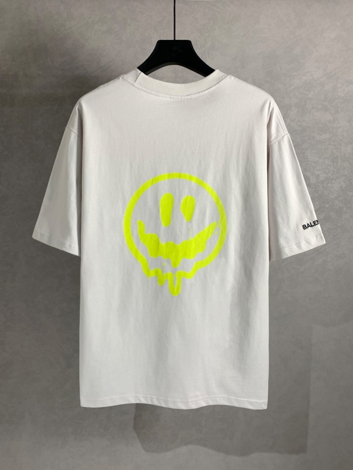 Balenciaga Alien Graphic T-Shirt – Round Neck, Short Sleeve, Designer Streetwear Tee TX05