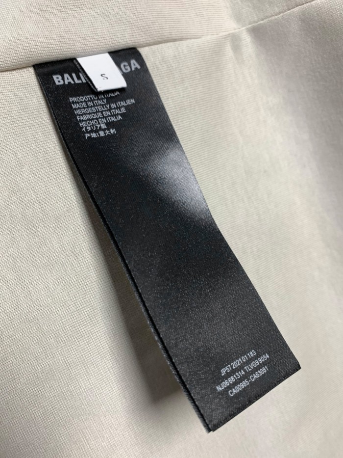 Balenciaga Political Campaign T-shirt Reverse Wear Embroidered Tee