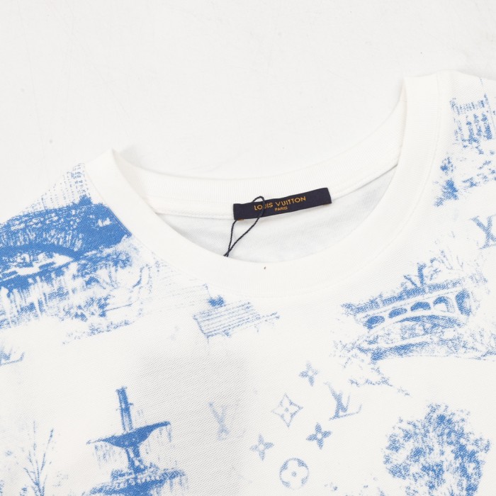 Louis Vuitton Dog Print T-shirts TX01