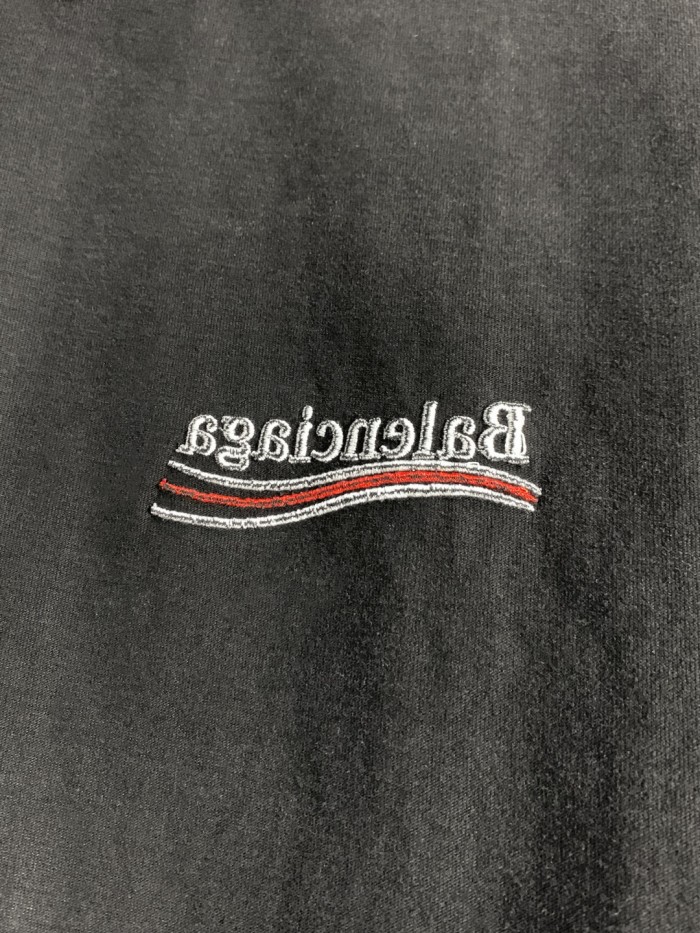 Balenciaga Political Campaign T-shirt Reverse Wear Embroidered Tee