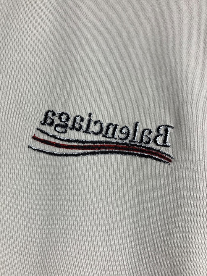 Balenciaga Political Campaign T-shirt Reverse Wear Embroidered Tee
