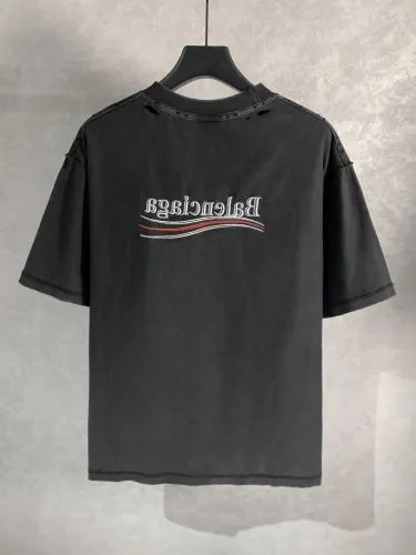 Balenciaga Political Campaign T-shirt Reverse Wear Embroidered Tee