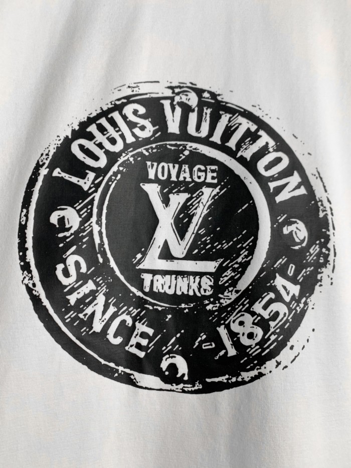Louis Vuitton Stamp Print T-Shirts TX02
