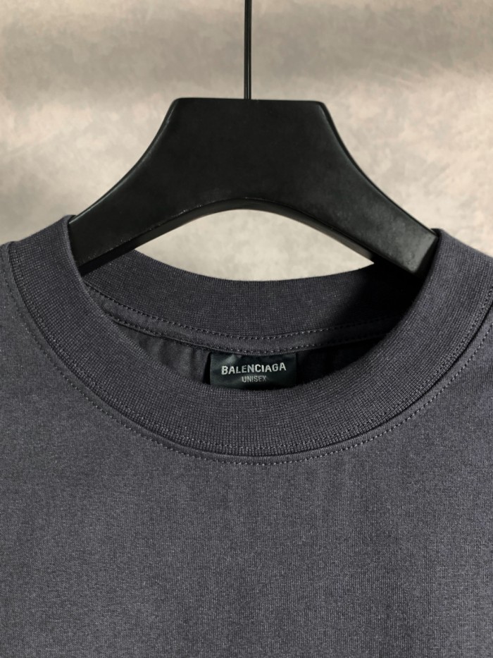Balenciaga Alien Graphic T-Shirt – Round Neck, Short Sleeve, Designer Streetwear Tee TX05