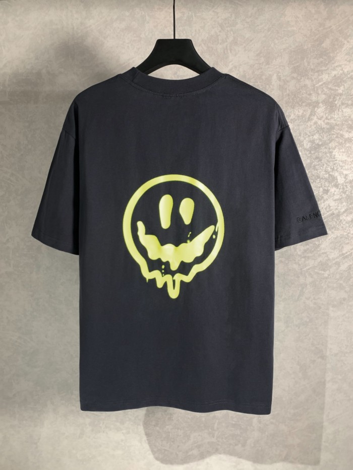 Balenciaga Alien Graphic T-Shirt – Round Neck, Short Sleeve, Designer Streetwear Tee TX05