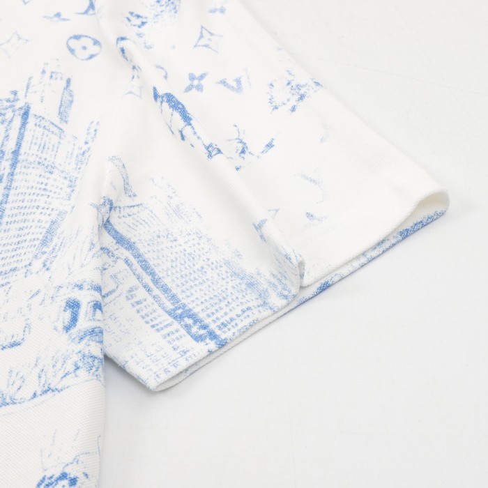 Louis Vuitton Dog Print T-shirts TX01