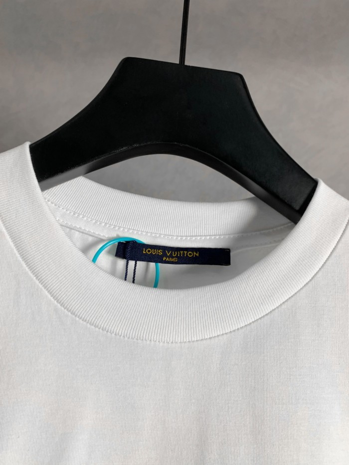 Louis Vuitton Stamp Print T-Shirts TX02