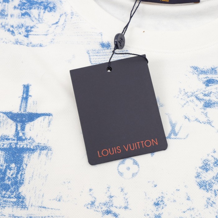 Louis Vuitton Dog Print T-shirts TX01