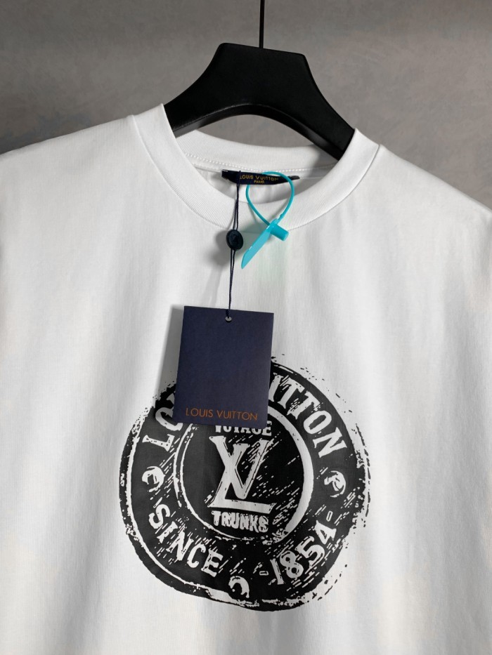Louis Vuitton Stamp Print T-Shirts TX02