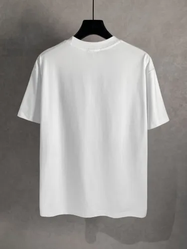 Gucci New Classic Double G Logo Embroidered Cotton T-Shirt