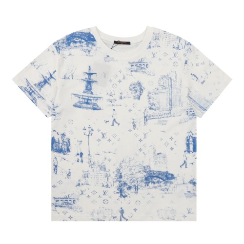Louis Vuitton Dog Print T-shirts TX01