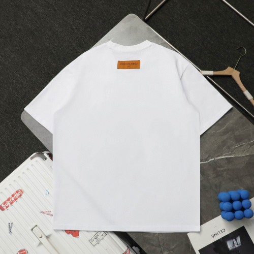 Louis Vuitton Logo Embossed Cotton T-Shirts