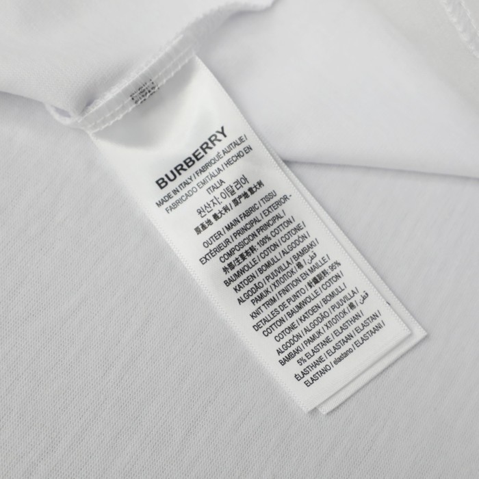 Burberry Classic Small Logo Embroidered T-shirts