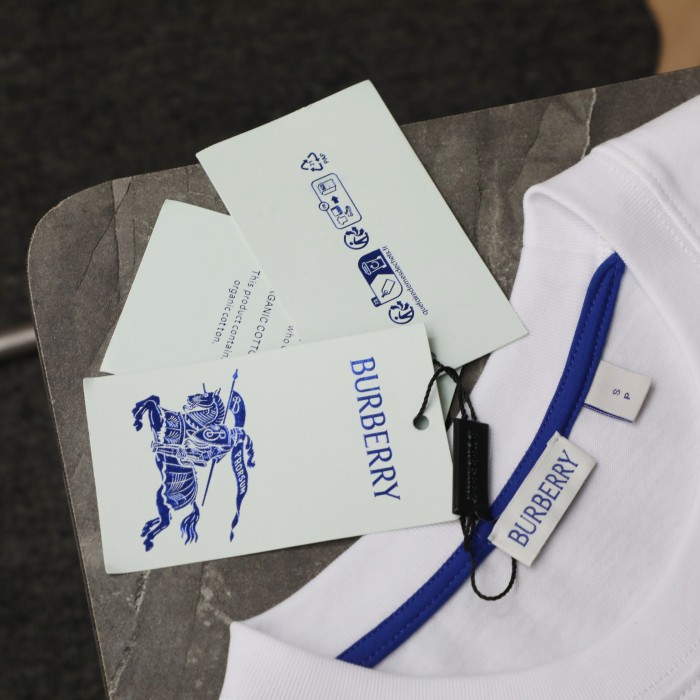 Burberry Classic Small Logo Embroidered T-shirts