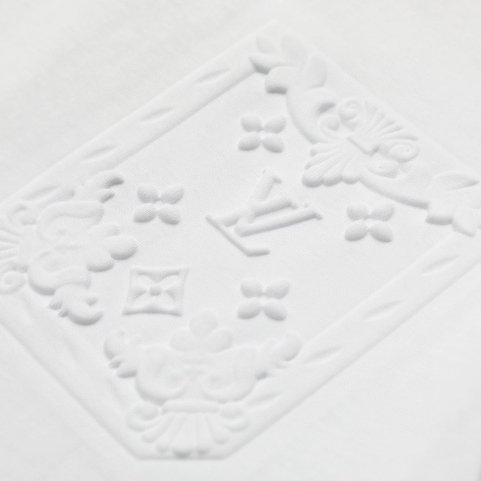 Louis Vuitton Logo Embossed Cotton T-Shirts