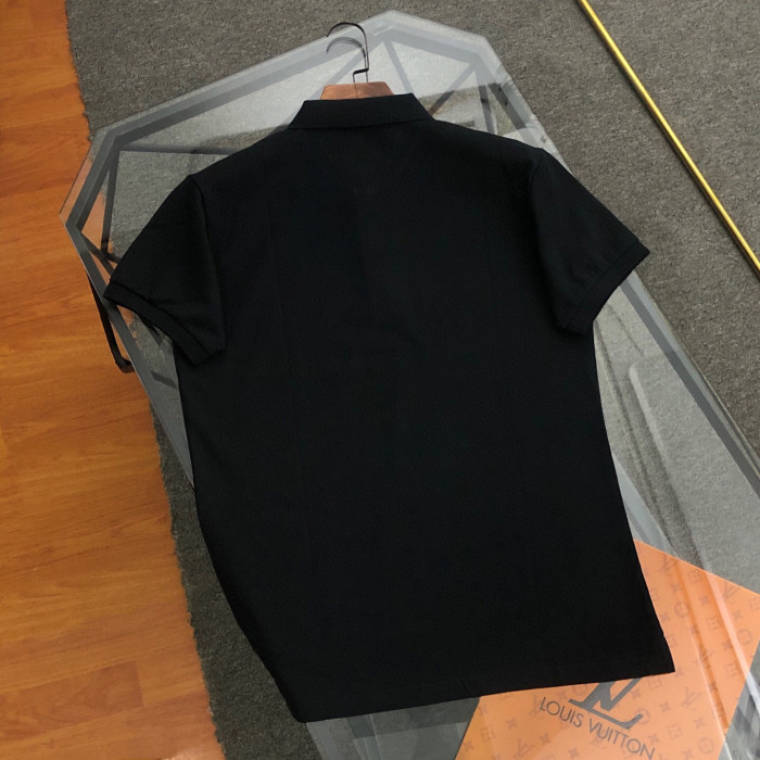 Prada Classic Metal Logo Polo Tee