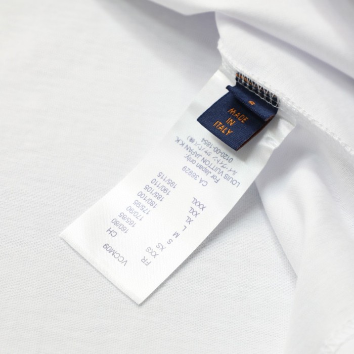 Louis Vuitton Logo Embossed Cotton T-Shirts
