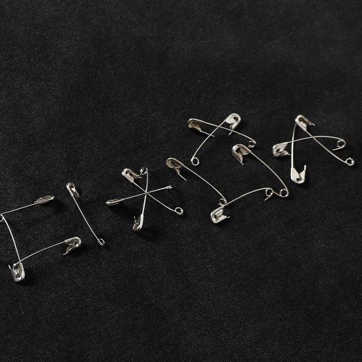 Balenciaga Old Paper Clip Safety Pin Tee Short Sleeve
