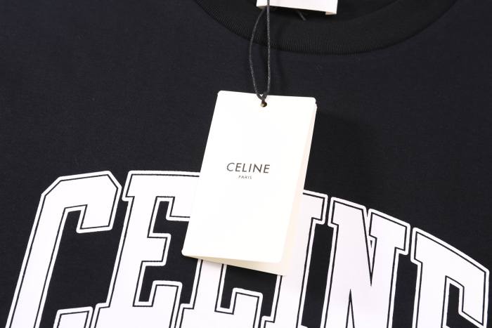 CELINE LOOSE T-SHIRT IN COTTON JERSEY