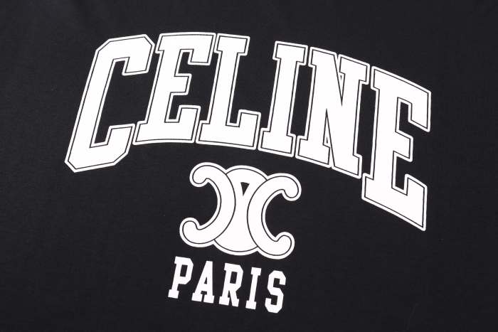 CELINE LOOSE T-SHIRT IN COTTON JERSEY