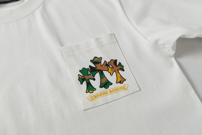 Chrome Hearts Triple Camo Cross Cemetery Short Sleeve Tee