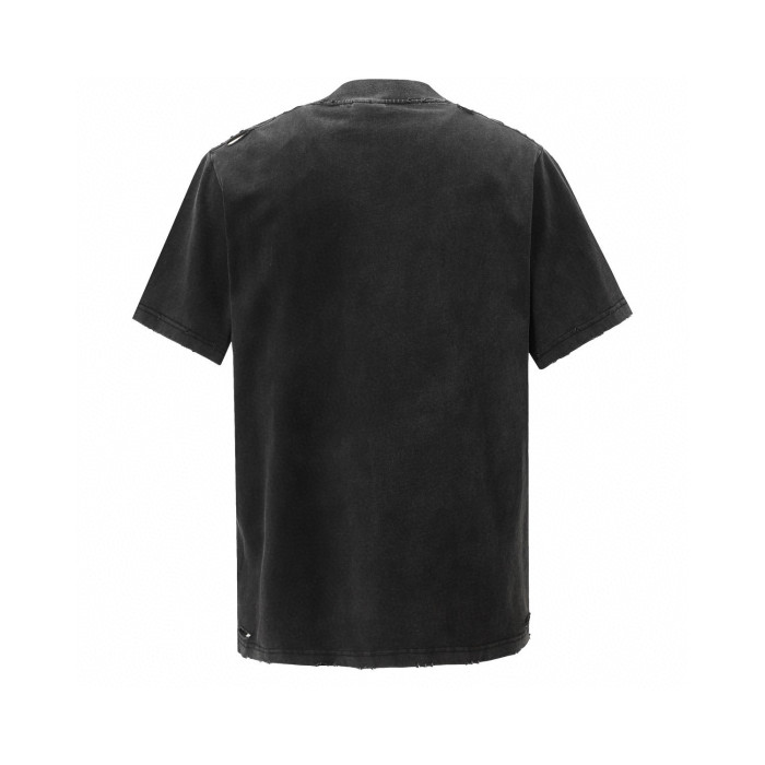 Balenciaga Old Paper Clip Safety Pin Tee Short Sleeve