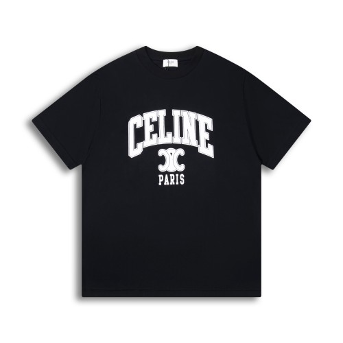 CELINE LOOSE T-SHIRT IN COTTON JERSEY
