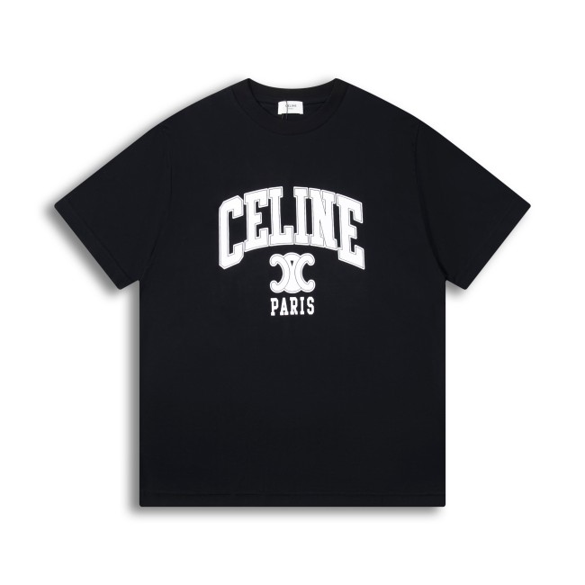 CELINE LOOSE T-SHIRT IN COTTON JERSEY
