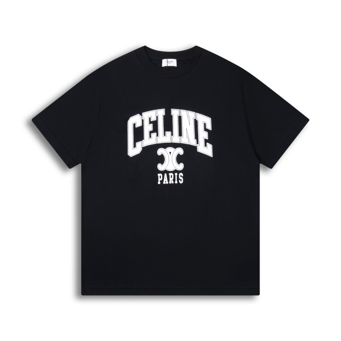 CELINE LOOSE T-SHIRT IN COTTON JERSEY