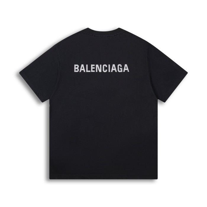 Balenciaga studded-logo T-shirt