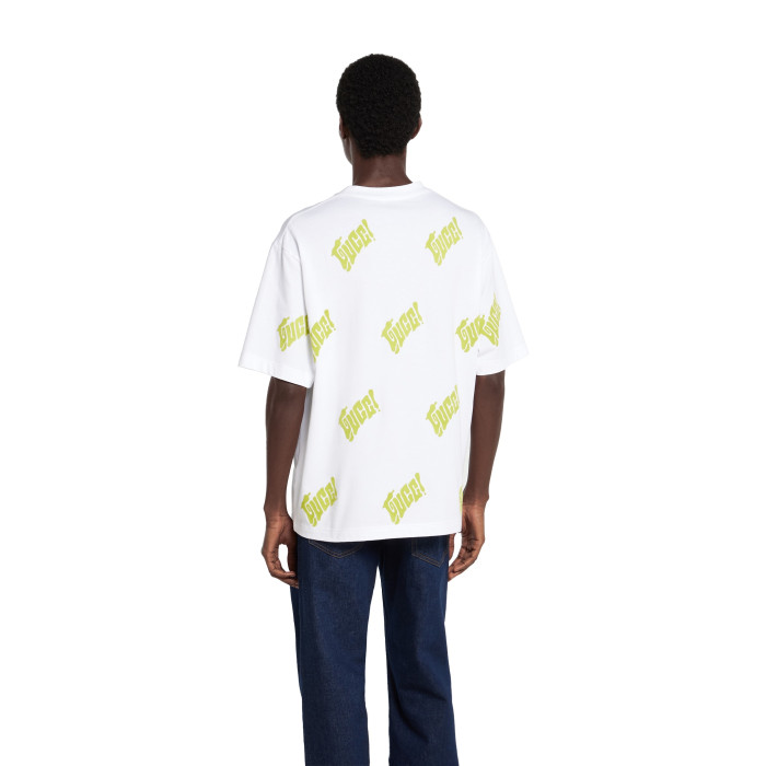 Gucci Logo Embroidered Cotton Jersey T-shirt