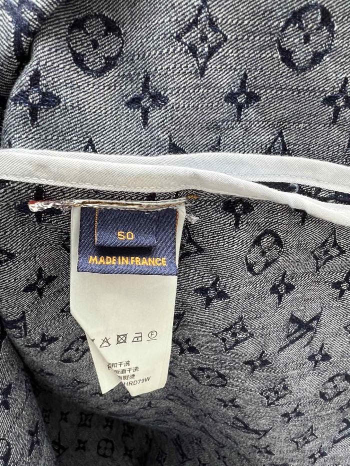 Louis Vuitton Monogram Jacquard Denim Short Sleeve