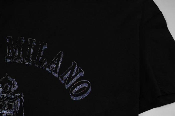 PRADA White Printed Jersey T-shirt Oversize