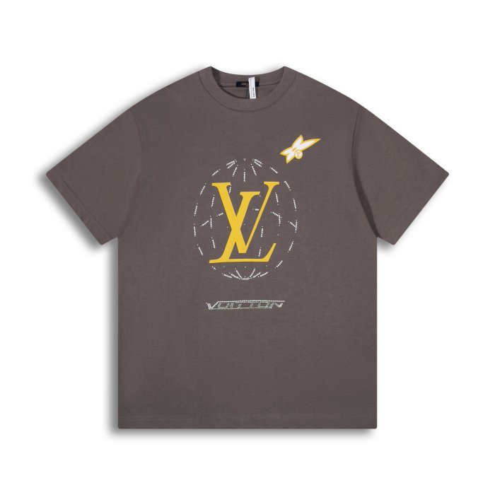 Louis Vuitton Washed Embellished Cotton T-Shirt