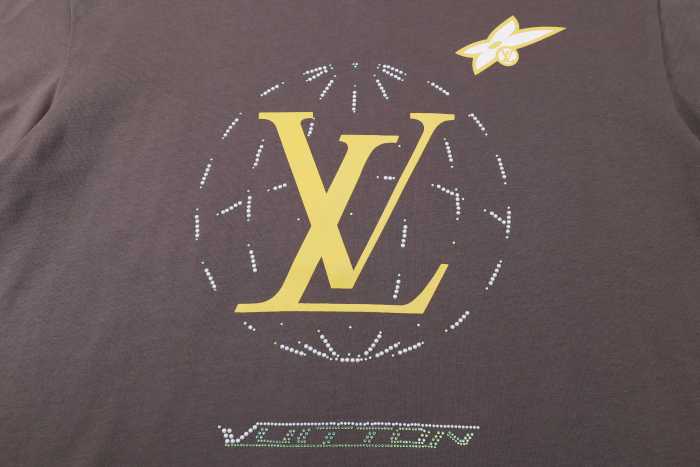Louis Vuitton Washed Embellished Cotton T-Shirt