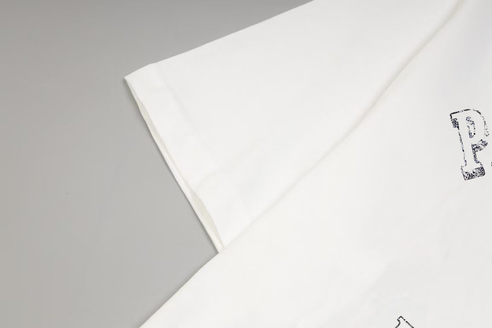 PRADA White Printed Jersey T-shirt Oversize