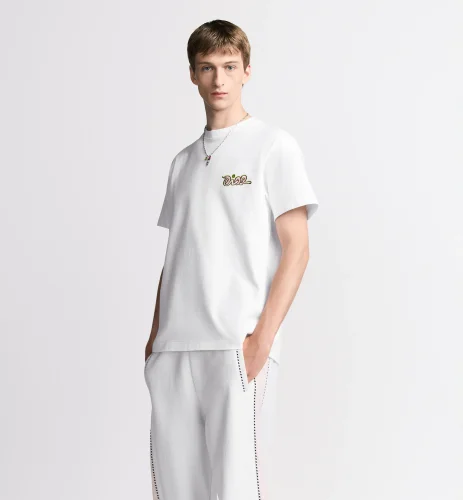 DIOR AND KAWS Cotton T-Shirt  Relaxed Fit