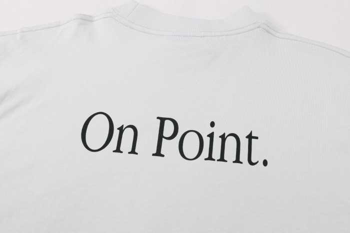 Balenciaga Paris High Heels Printed Short-sleeved T-shirt