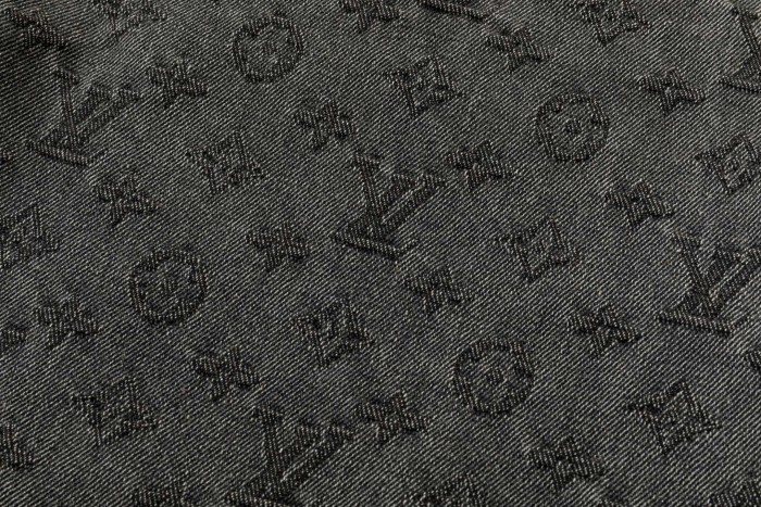 Louis Vuitton Obscure Jacquard Denim Short Sleeve Shirt