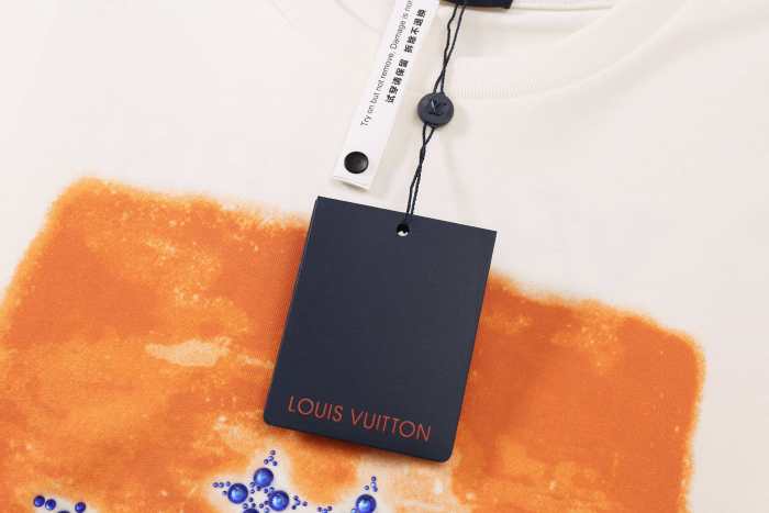 Louis Vuitton Embellished Graphic Cotton T-Shirt Paris Rooftops